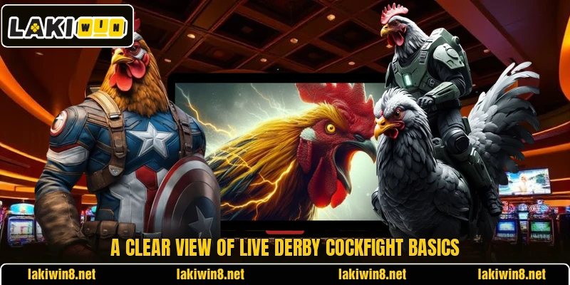 A clear view of Live derby cockfight basics