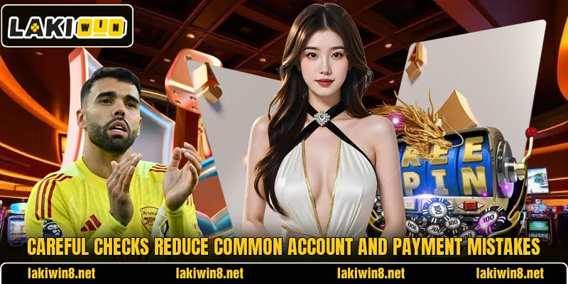 Careful checks reduce common account and payment mistakes Careful checks reduce common account and payment mistakes