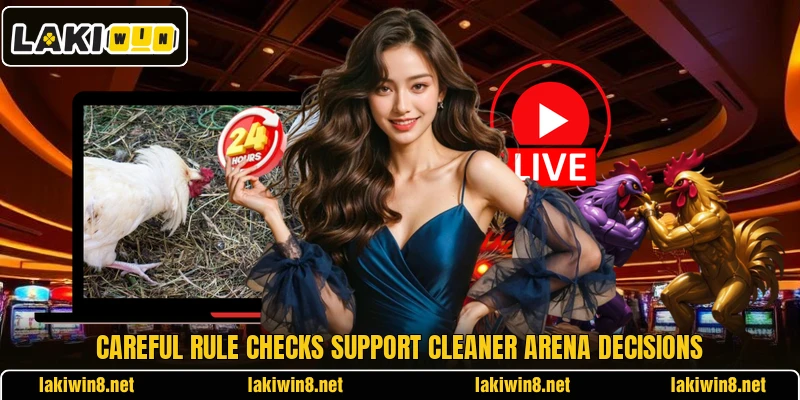 Careful rule checks support cleaner arena decisions