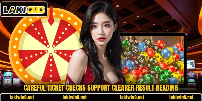 Careful ticket checks support clearer result reading Careful ticket checks support clearer result reading