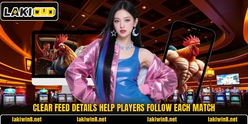 Clear feed details help players follow each match