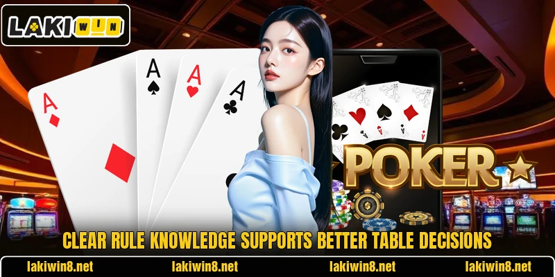 Clear rule knowledge supports better table decisions