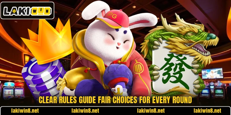 Clear rules guide fair choices for every round Clear rules guide fair choices for every round