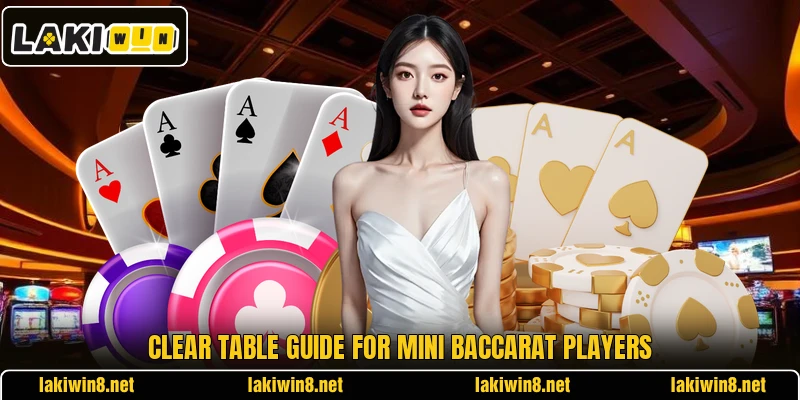 Clear table guide for mini baccarat players Clear table guide for mini baccarat players