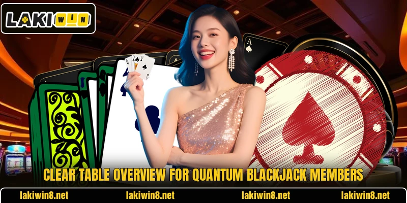 Clear table overview for Quantum Blackjack members Clear table overview for Quantum Blackjack members