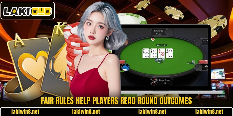 Fair rules help players read round outcomes Fair rules help players read round outcomes