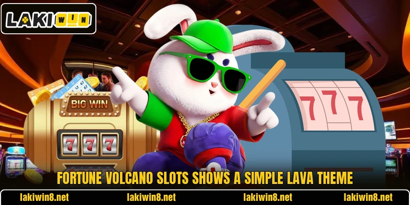 Fortune Volcano Slots shows a simple lava theme Fortune Volcano Slots shows a simple lava theme