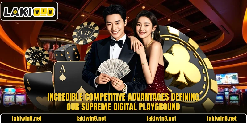 Incredible competitive advantages defining our supreme digital playground Incredible competitive advantages defining our supreme digital playground